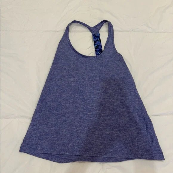 Blue Racerback Tank Top - Picture 1 of 2